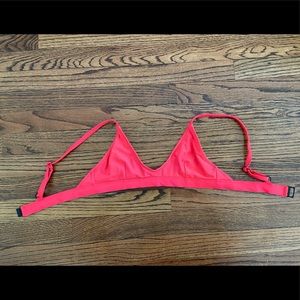 White fox Bikini top size small